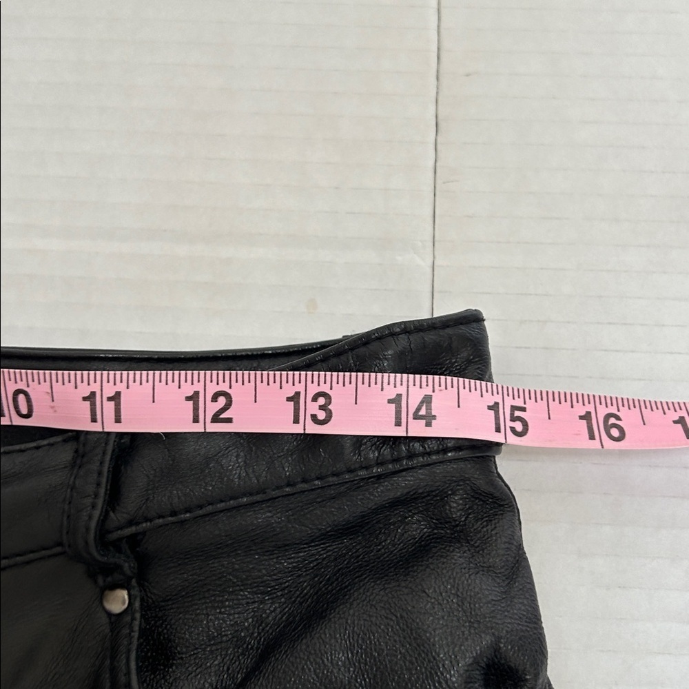 WILSONS BLACK SOFT LEATHER STRAIGHT LEG WOMENS LINED CLASSIC PANTS SZ 6 - Picture 13 of 13